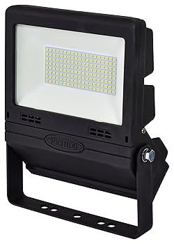 【中古】日動工業 フラットライト50W 常設用 黒 【電球色】 LJS-FH50D-BK-25K
