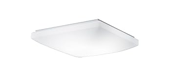 【中古】パナソニック (Panasonic) 最高限度ともし火 10畳用 LED/ワット数社会的単位内蔵 上昇限度直付型 遠隔操作調光/調色 カチットF 調色 乳白 幅500×奥ぶかさ500×