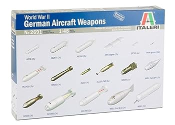 【中古】【未使用】タミヤ イタレリ 1/48 飛行機シリーズ 2691 WWII ドイツ 航空機用兵装セット 38691