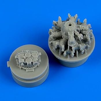【中古】【未使用】クイックブースト 72518 1/72 グラマン F4F-4 ワイルドキャット エンジン（エアフィックス用）