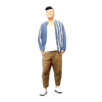 【中古】【未使用】Ｙｏｔｉｊａｙ 1:64 フィギュア 人 モデ カラフル 繊細 手描き 公園 電車, 青い