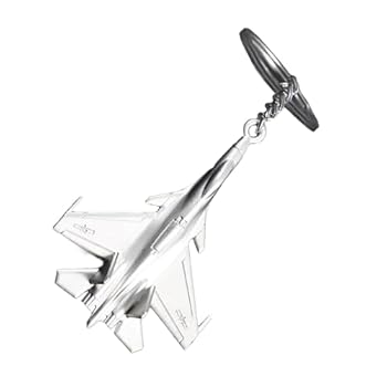 【中古】【未使用】Wmqbjta 飛行機型キーホルダー 戦闘機コレクション 飛行機模型 ディスプレイ用 おもちゃ 子供向け 財布用, J 15