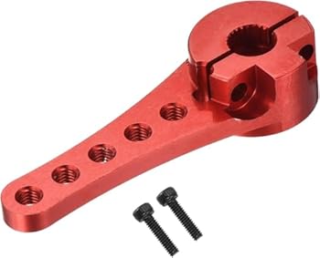 【中古】L 25T ステアリング アーム 46 mm 赤 DIY R/C 車/ボート/航空機ボート モデル アクセサリー (M2.5 ネジ付き)