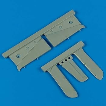 【中古】【未使用】クイックブースト 72346 1/72 F6F ヘルキャット 水平尾翼 & 昇降舵（エデュアルド用）