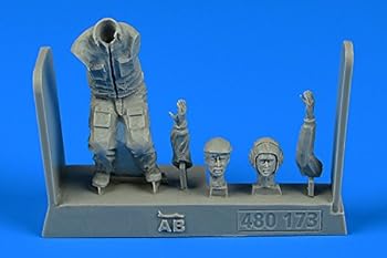 【中古】【未使用】エアロボーナス AB-480173 1/48 ロシア空軍 飛行機整備士 (冷戦時代) 2