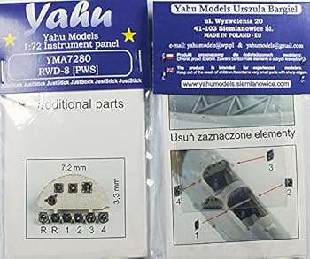【中古】ヤフーモデル YMA7280 1/72 RWD-8 (PWS)計器盤 （IBG用）