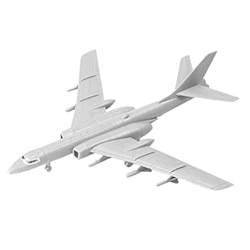 【中古】【未使用】Dickly 戦闘機モデル 1:144 スケール 4D ディスプレイ スタンド シミュレーション オーナメント DIY H6K 飛行機モデル ホーム デスクトップ 家庭