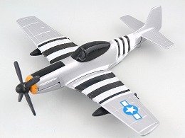 【中古】【未使用】P-51 MUSTANG (ムスタング) 飛行機 ダイキャスト 【3.5インチ】