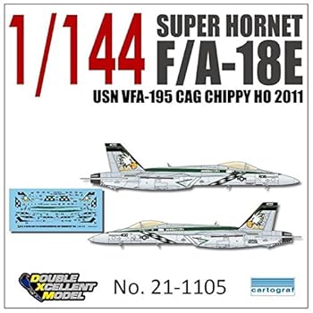 【中古】【未使用】DXMデカール DXM-21-1105 1/144 アメリカ海軍 F/A-18E VFA-195 ダムバスターズ 2011 チィッピーホー