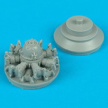 【中古】【未使用】クイックブースト 48053 1/48 P-36A ホーク エンジン P＆W R-1830-13（アカデミー用）