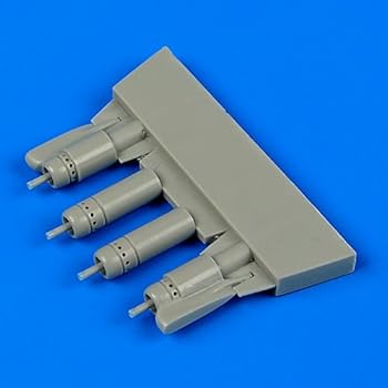 【中古】クイックブースト 48672 1/48 F4U-5 コルセア パイロン付ガンバレル（ハセガワ用）