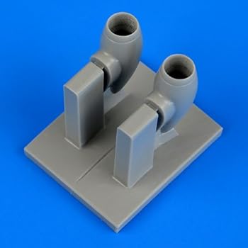 【中古】クイックブースト 48549 1/48 P-38 ライトニング 過給器空気取入口（ハセガワ用）