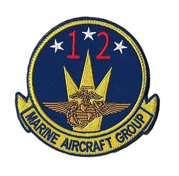 【中古】自衛隊グッズ 海兵隊 岩国航空基地 第12飛行大隊 MARINE AIRCRAFT GUOUP【両面ベルクロ付き】 【燦吉 さんきち SANKICHI assy】