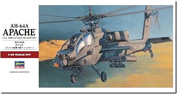 【中古】【未使用】ハセガワ 1/48 AH-64A アパッチ #PT24