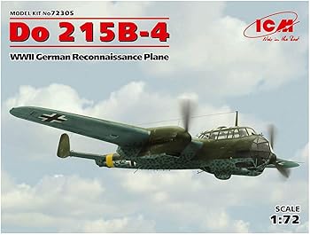 【中古】【未使用】ICM 1/72 ドイツ空軍 ドルニエ Do215B-4 双発偵察機 プラモデル 72305