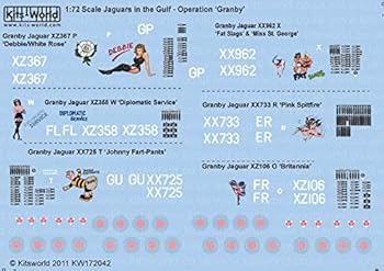 【中古】【未使用】キッツワールド KW172042 1/72 英空軍 SEPECAT ジャギュア GR Mk.1A グランビー作戦