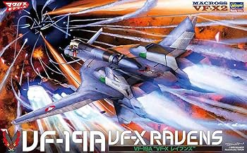 【中古】ハセガワ マクロスプラス VF-19A SVF-440 デュラハンズ w/ファストパック＆ハイマニューバミサイル 1/72スケール プラモデル 65870