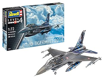 【中古】【未使用】ドイツレベル 1/72 トルコ空軍 F-16Dファイティングファルコン プラモデル 03844