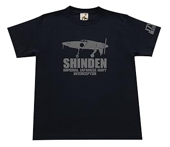 【中古】[ギガント] 震電 局地戦闘機 Tシャツ ブラック XLサイズ