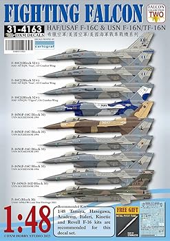 【中古】【未使用】DXMデカール DXM-31-4163 1/48 HAF/アメリカ海軍/空軍 F-16C ファイティング・ファルコン コレクション #2