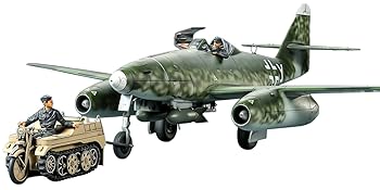 【中古】タミヤ(TAMIYA) 1/48 スケール限定 メッサーシュミット Me262 A-2a ケッテンクラート牽引セット プラモデル 25215
