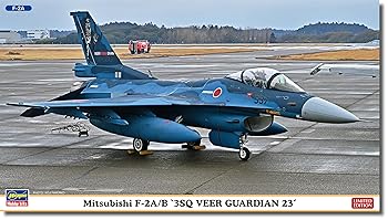 【中古】【未使用】ハセガワ(Hasegawa) 1/72 三菱 F-2A/B 3SQ ヴィーアガーディアン23 [記念マーキング機] プラモデル 02463