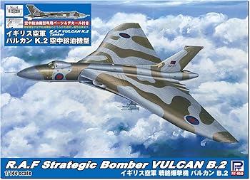 【中古】ピットロード 1/144 SNシリーズ イギリス 戦略爆撃機 バルカン K.2 空中給油機型 全長223mm プラモデル SN28SP