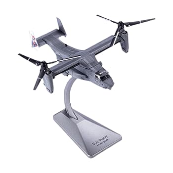【中古】【未使用】Toysmith 1/144 V22ヘリコプターモデル航空機装飾大人の子供デスクトップ装飾飛行機おもちゃダイキャストファイターカフェバーキャビネット