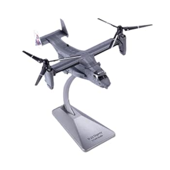 【中古】【未使用】LOL-FUN 1/144スケールV22ヘリコプターダイキャストファイターホーム装飾航空機飾り飾りメタル飛行機|AJIMURA-SHOP