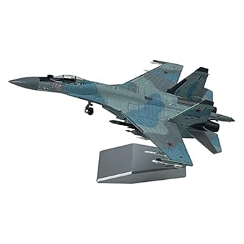 【中古】【未使用】Generic 18F航空機モデル100スケール子供と大人向け, カモフラージュSU-35, 23x14.5x6.3cm