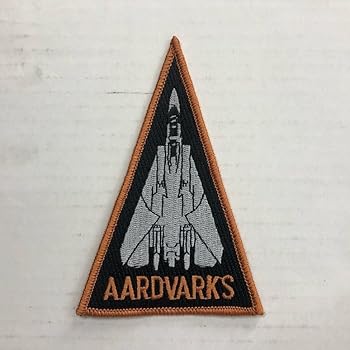 【中古】【未使用】米海軍 VF-114 AARDVARKS 航空機パッチ三角形F-14