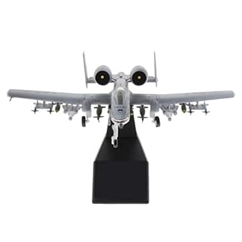 【中古】Generic 1/100 A-10 攻撃型ミリタリーモデル飛行機 展示スタンド付き ホームオーナメント