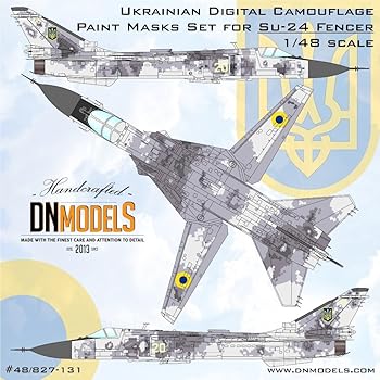 【中古】DNモデル 48/827-131 1/48 Su-24 フェンサー ウクライナ デジタル迷彩「20」