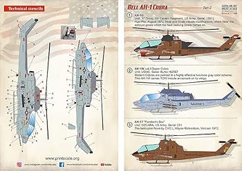 【中古】【未使用】プリントスケール 48-187 1/48 ベル AH-1 コブラ Part 2