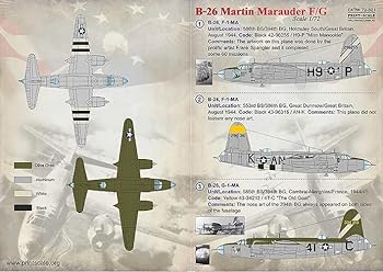 【中古】【未使用】プリントスケール 72-321 1/72 マーチン マローダー B-26F/G コンプリートセット