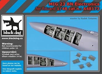 【中古】ブラックドッグ A48173 1/48 Mig 23 BN 電子機器(エデュアルド用)