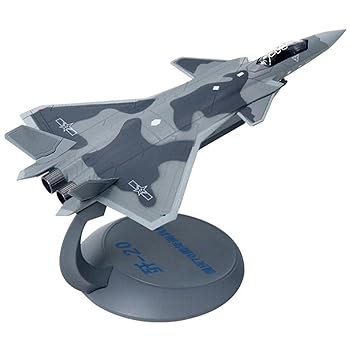 【中古】【未使用】1/144スケール 中国 J-20 イーグル戦闘機 攻撃機 金属製戦闘機 ミリタリーモデル ダイカスト飛行機モデル