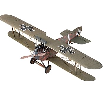 【中古】1/33スケールペーパーフォニックスD II戦闘機モデル ミリタリー 手作りDIYペーパーモデル コレクションギフト用 (未組立キット)