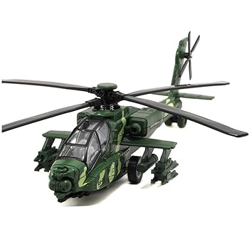【中古】【未使用】TANG DYNASTY 1/32 合金製の模型飛行機です 迷彩です ヘリコプター 戦闘機模型 リアルなモデル 光とサウンドを備えた完成品おもちゃ (グリーン)