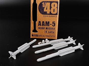 【中古】【未使用】DXM K480001X 1/48 航空自衛隊 AAM-5 ミサイル(4 セット)