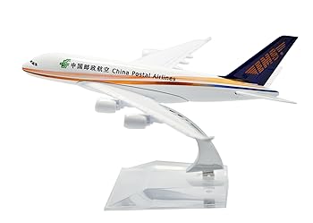 【中古】【未使用】TANG DYNASTY 1/400 16cm 中国郵便EMS China Post EMS エアバス A380 合金飛行機プレーン模型 おもちゃ