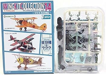 【中古】【未使用】【3S】 エフトイズ 1/144 ウイングキットコレクション Vol.14 WWII 複葉機編 シークレット フィアットCR.42ファルコ ドイツ空軍 第9夜間戦闘航空