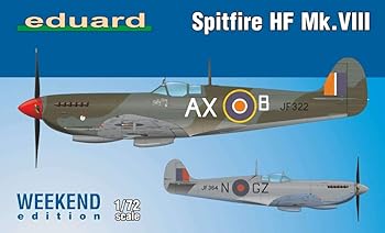 【中古】【未使用】エデュアルド 1/72 ウィークエンドエディション イギリス空軍 スピットファイア HF Mk.8 プラモデル EDU7449