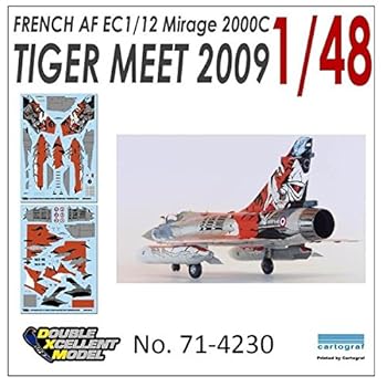 【中古】DXMデカール DXM-71-4230 1/48 フランス空軍 M2000C EC1/12 タイガーミート 2009