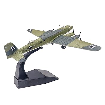 【中古】【未使用】koolsoo 1/144ダイキャスト飛行機モデル、ギフト、ドイツ航空機ギフト、偵察シミュレーションモデル、F用おもちゃ