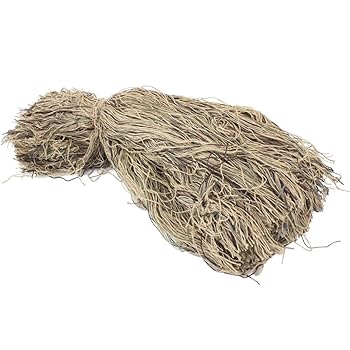 【中古】【未使用】PEWETE 野生生物写真のためのあなた自身のギリースーツ不可視性ユニセックスを構築するためのギリースーツスレッド素材ジャングルハンティングフ