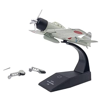 【中古】【未使用】Ａｍａｇｏｇｏ ダイキャスト1/72戦闘機モデルの装飾品スタンドグッズシミュレーション本棚TVキャビネットキッズリアルな航空機