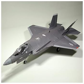 【中古】【未使用】1/33 US F-35 II Lightning Fighter Model Building Kit、DIY Assembly Paper Aircraft Airplane Military Collectionギフト