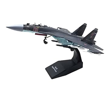 【中古】【未使用】PEWETE 1:100 スケール ロシア飛行機モデル ダイキャスト飛行機ディスプレイ装飾品戦闘機モデル テーブル寝室棚コレクション ギフト
