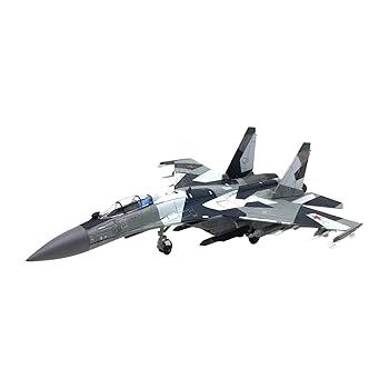 【中古】【未使用】Shamiina テーブルの棚のためのロシアのSU35の戦闘機の子供のおもちゃモデルの金属の平面